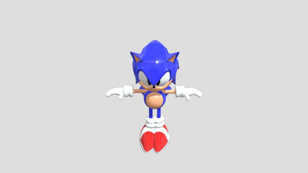 Oblivion Sonic Remodel Recreation (NOT RIGGED!)