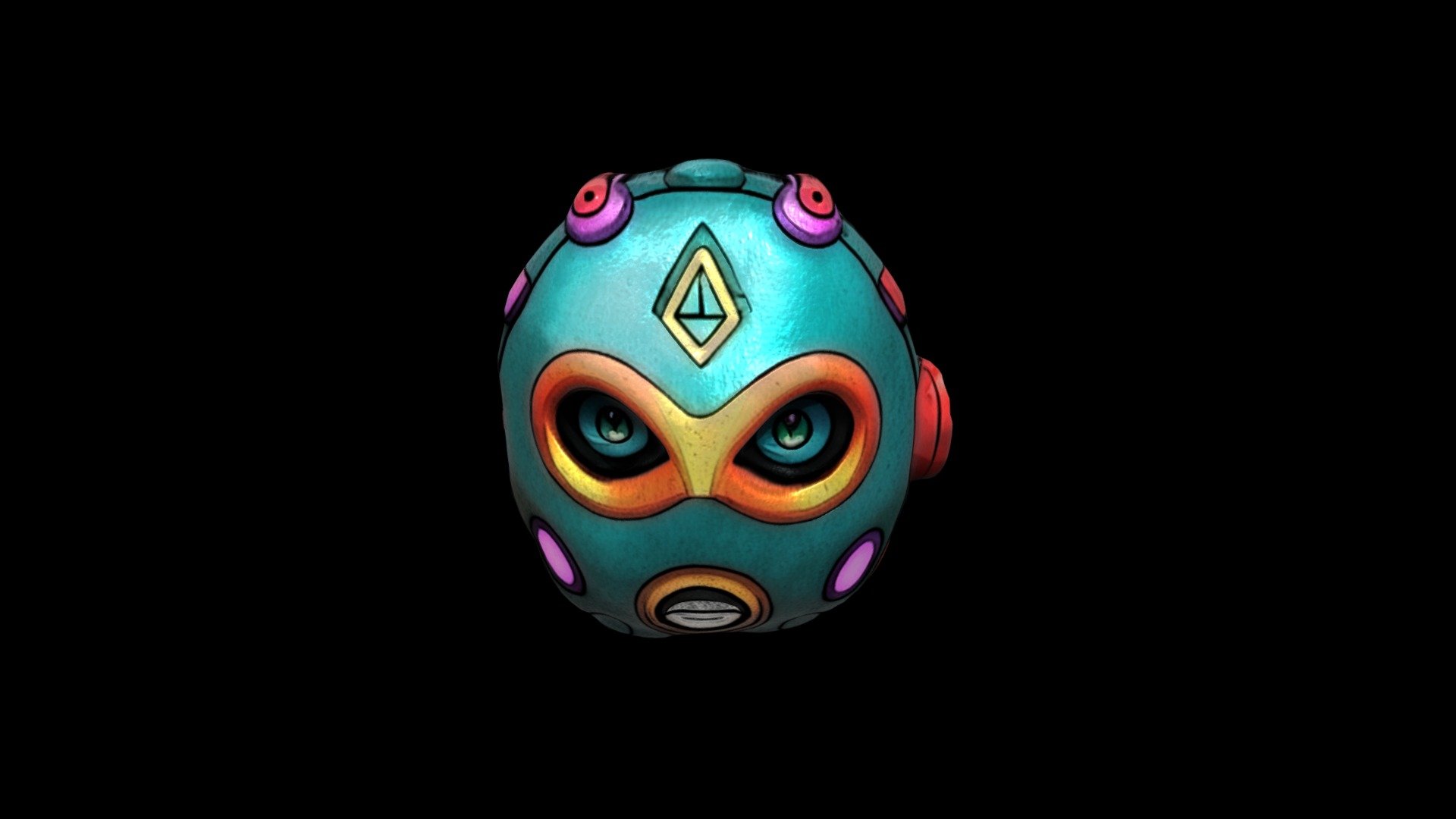 Happy Mask 366 Download Free 3D model by klrxyz [1078557] Sketchfab