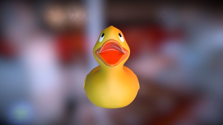 Squeak Duck solo 3D Model