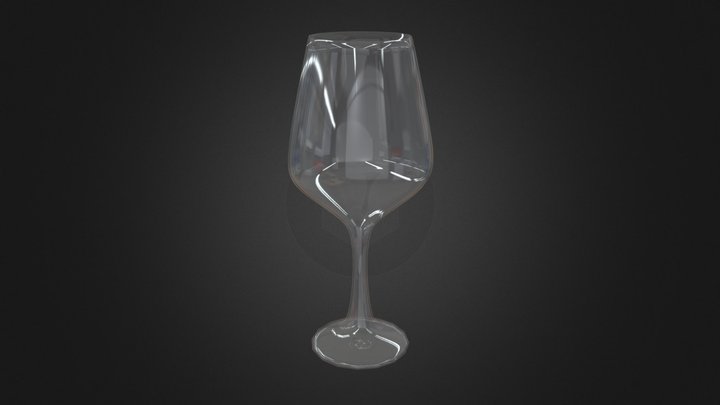 vine glass 3D Model