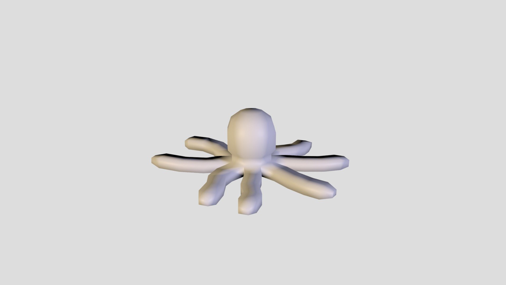 low poly octopus - Download Free 3D model by Evan Carlson (@evananya ...