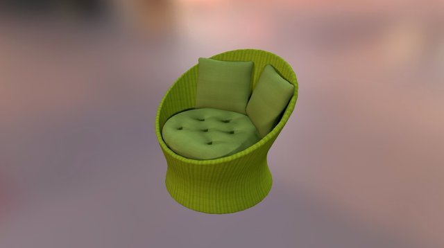 Furniture low poly 3D Model