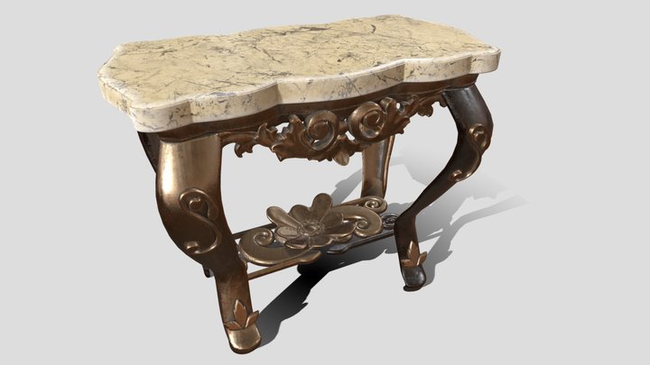 Ornate Table 3D Model