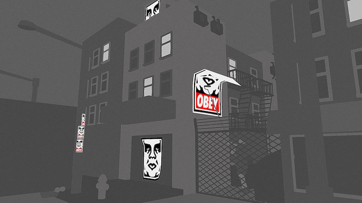 Obey street 3D Model