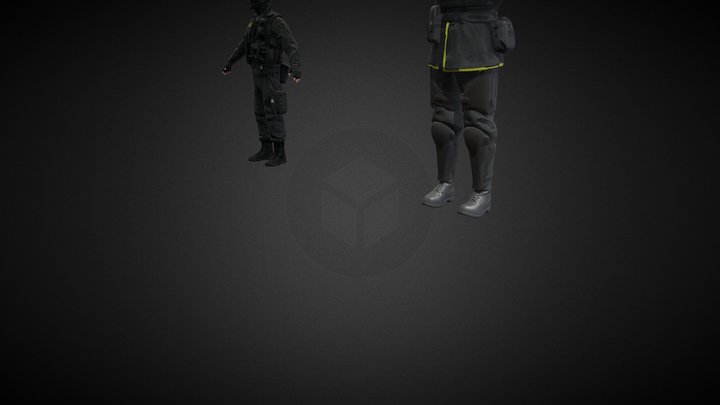 Mocap Fusion -Testing multiplayer VR mocap ! 3D Model