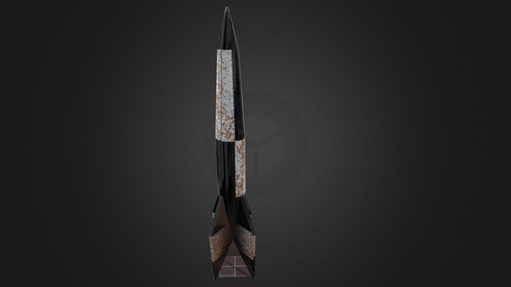 V2 Rocket 3D Model