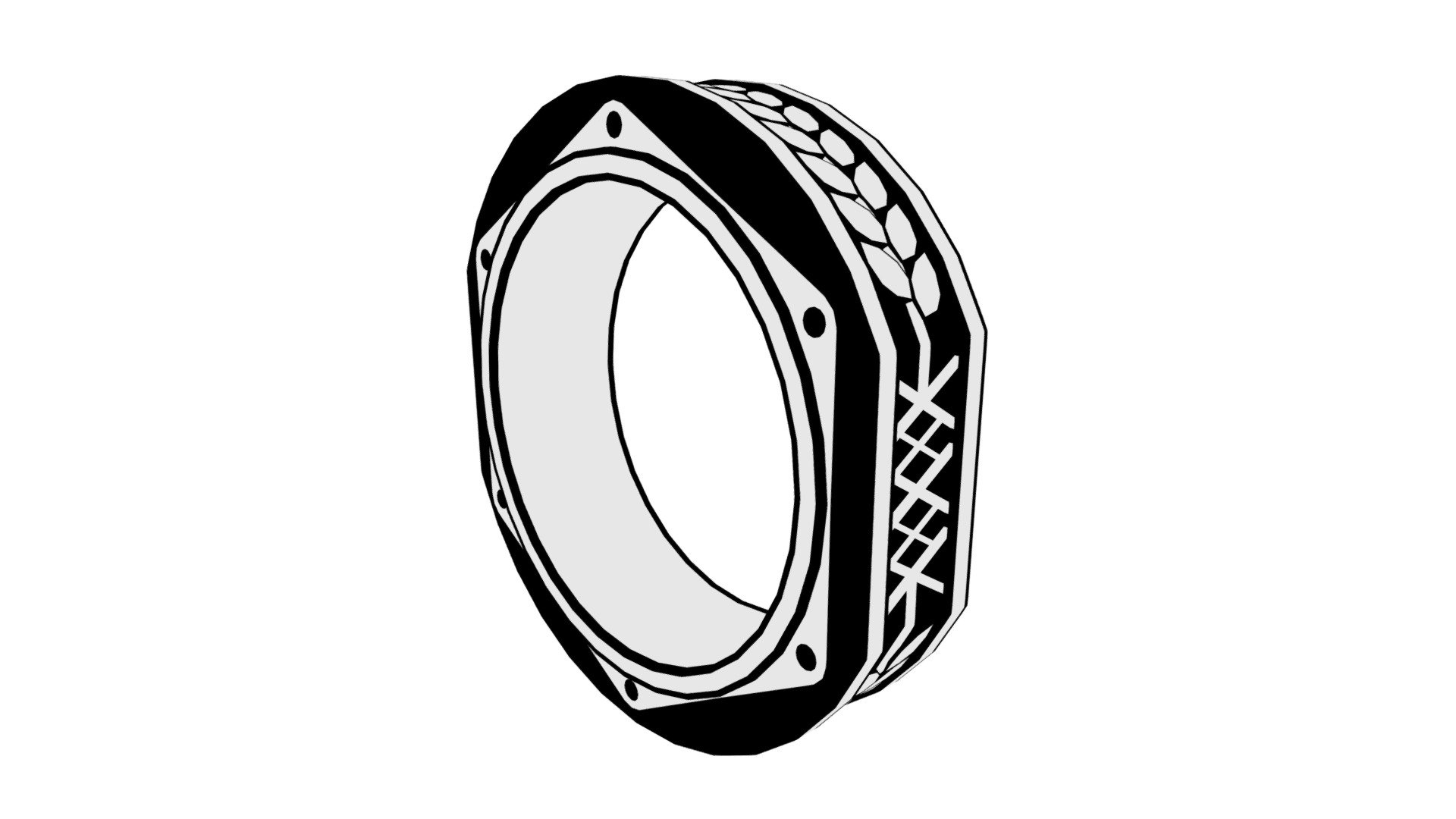 3D Inktober 2019, Day 1 - Ring