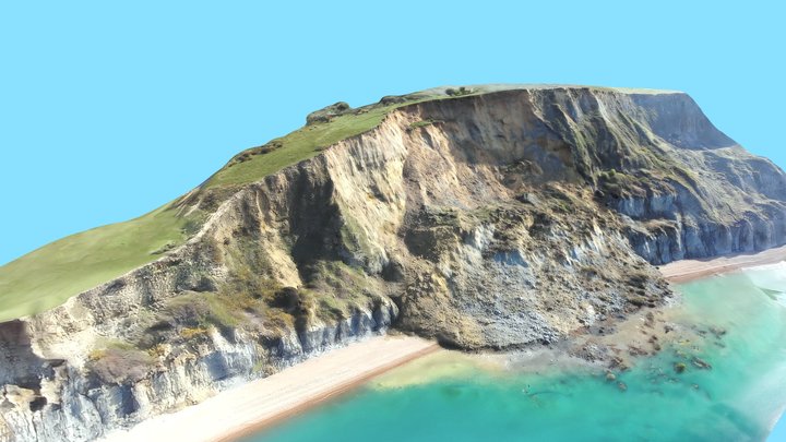 Jurassic Coast Cliff, Dorset England 3D Model