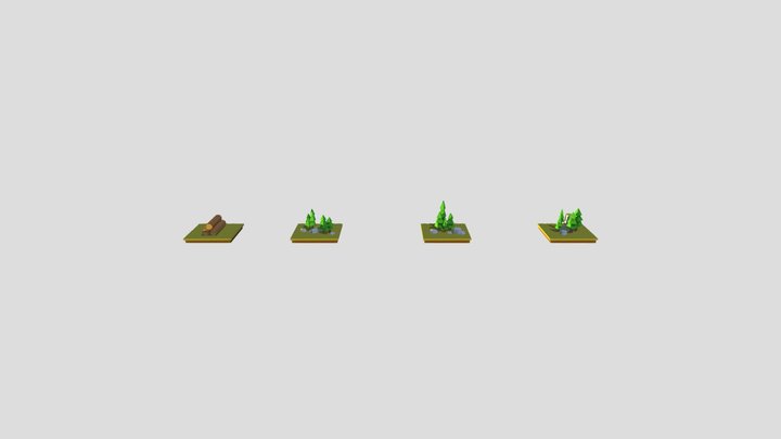Low Poly Collection 3D Model