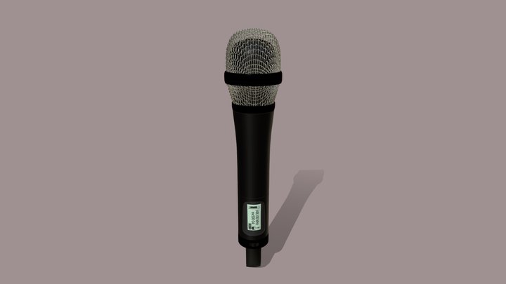 Microphone 3D Model