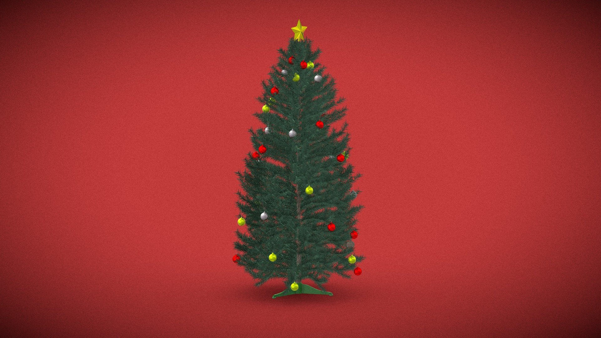 Xmas tree - Download Free 3D model by T2CP [108013b] - Sketchfab