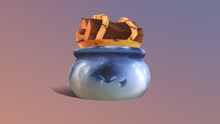 diaroama_pot 3D Model