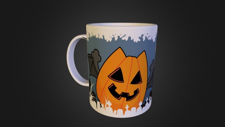 halloween_mug01.zip 3D Model