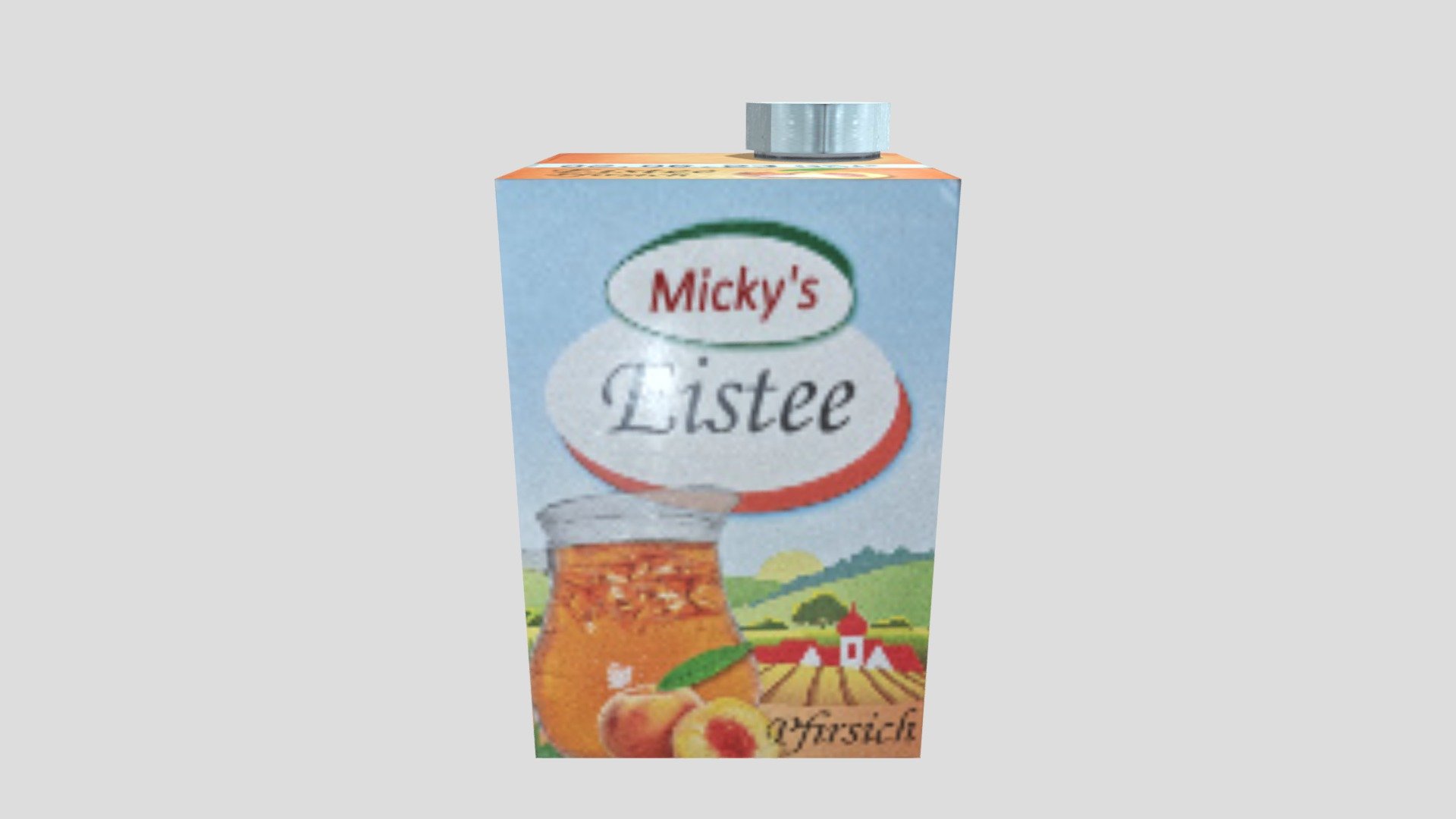 Low Poly- Ice Tea Box