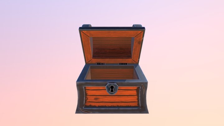 Treasure Chest 3D Model