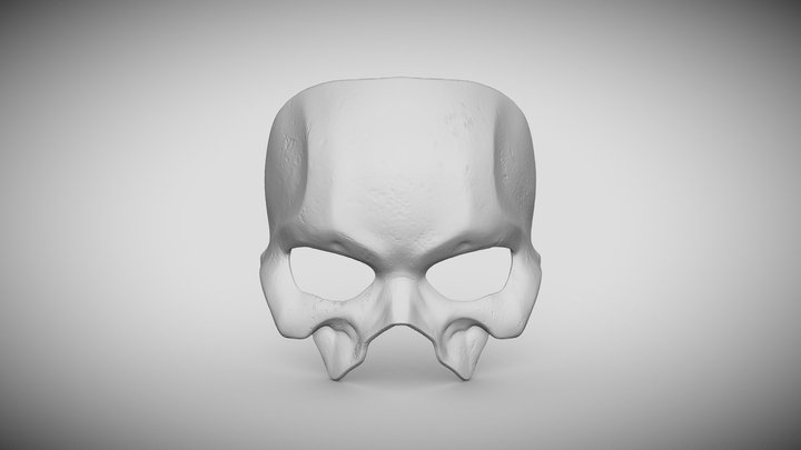 Perpetua Mask bis (better details) 3D Model