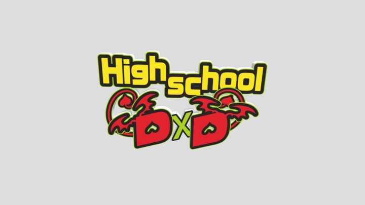 High School Dxd Logo 3D Model