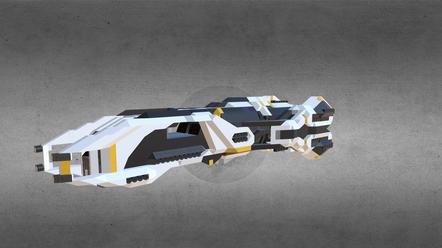 Space engineers чертежи скачать The Kaikohuru Large ship from Space Engineers - 3D model by Space Engineers Prin