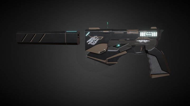 Hand Gun ( Bronze )