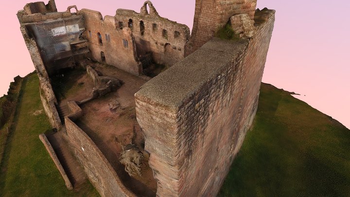Burg Hohenecken KL 3D Model