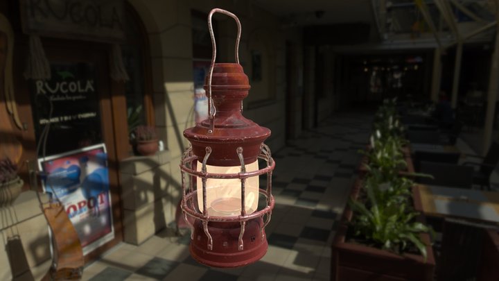 Old Lamp 3D Model