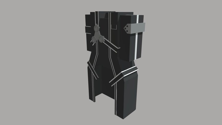 Coat Kirito 3D Model