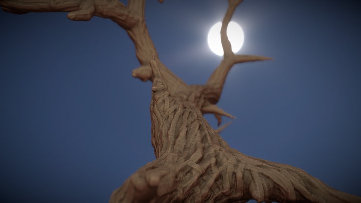 Old haunted Tree 3D Model
