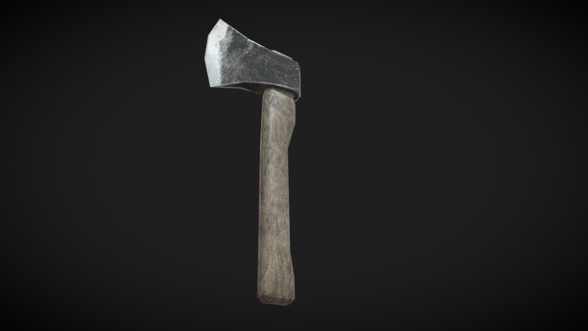 low poly axe (free DL)
