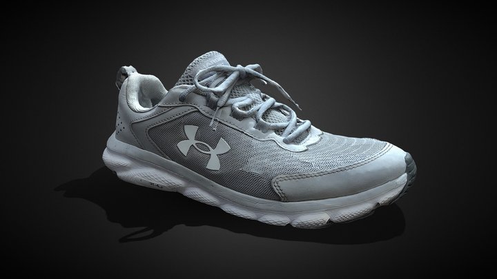 Under Armour Right Shoe | charged Assert 7 3D Model