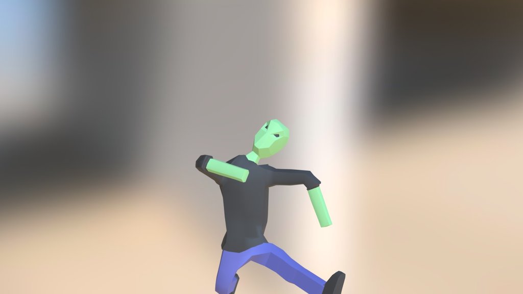 Alien stride — Sketchfab embed 3D viewer