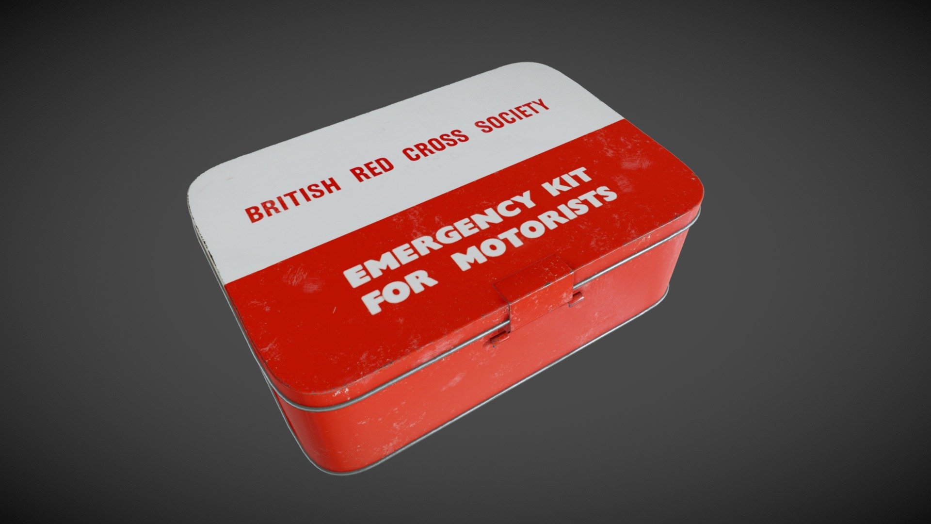 British Red Cross Emergency Kit For Motorists 3D Model By Iainmoss British Red Cross Emergency Kit For Motorists 3D Model By Iainmoss
