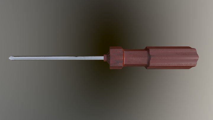 Screw Driver 3D Model