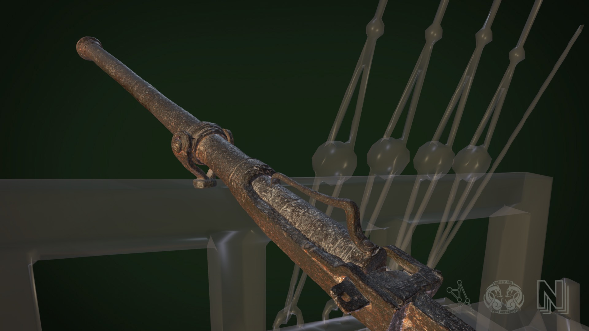 16th Century Swivel Gun 3D model by Rigsters [108bd2b] Sketchfab