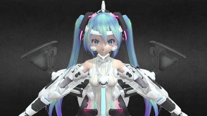 Mecha Miku 3D Model