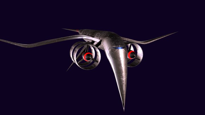 Spaceship type 1 (Elvy's Curse - Comic Serie) 3D Model