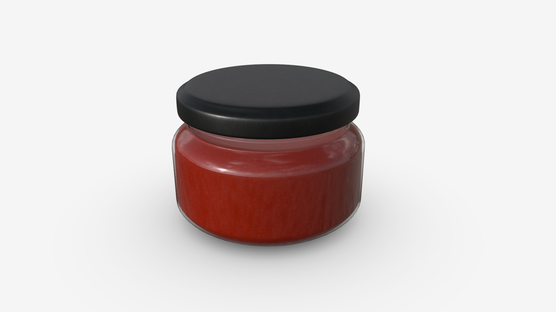 3D model sauce jar - This is a 3D model of the sauce jar. The 3D model is about chart.