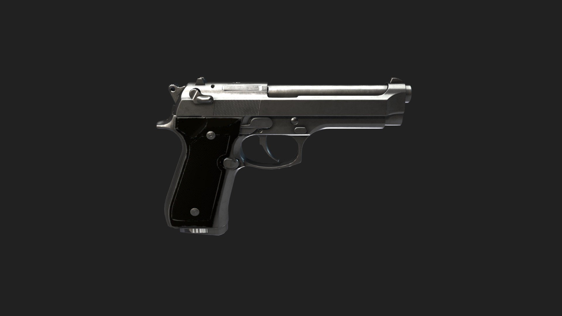 PUBG Silver Plate P92 - 3D model by Skin-Tracker (@stairwave) [108ec26 ...