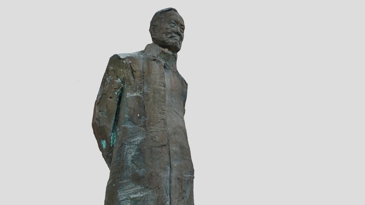 Statue of Prof. Yang, Chen-Ning 楊振寧 3D Model