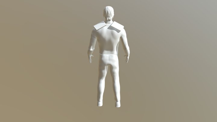 High Poly Model UVed 3D Model