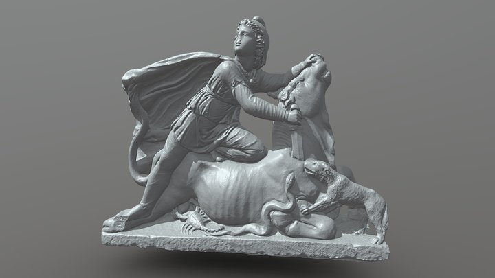 Mithras and the bull – Modello 3D gratuito STL
