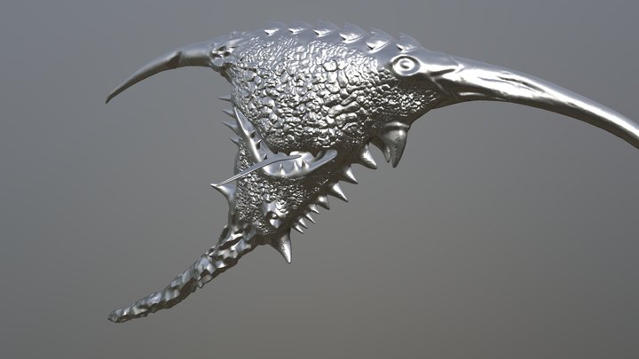 Cursed scythe 3D Model
