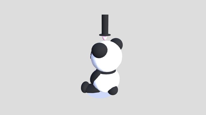 panda movin grovin but the heart is fixed 3D Model