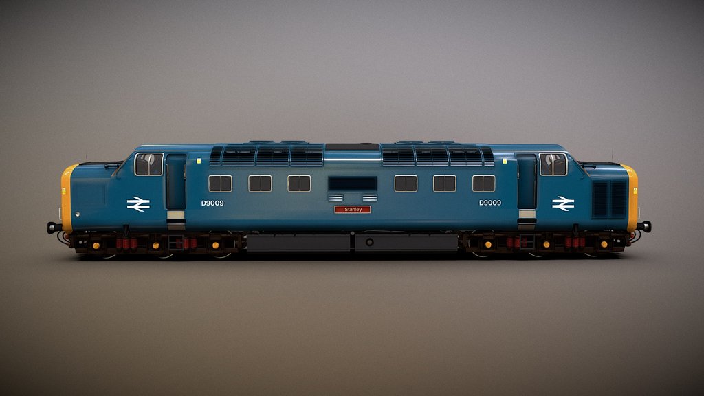 Train - British Rail Class 55 Deltic
