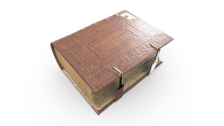 Old Book (Game Ready / 2K PBR) – Gratis 3D-model STL