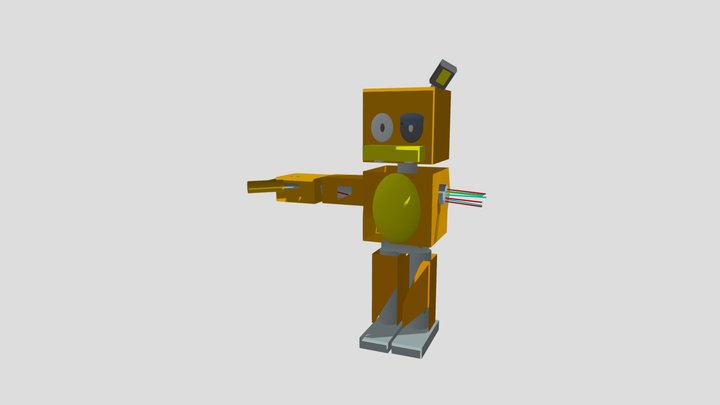 Animatronic withered personalizado 3D Model