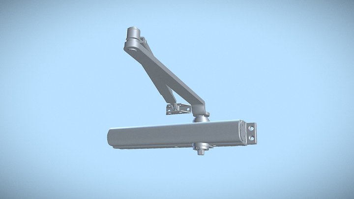 5000-TP closer without cover 3D Model