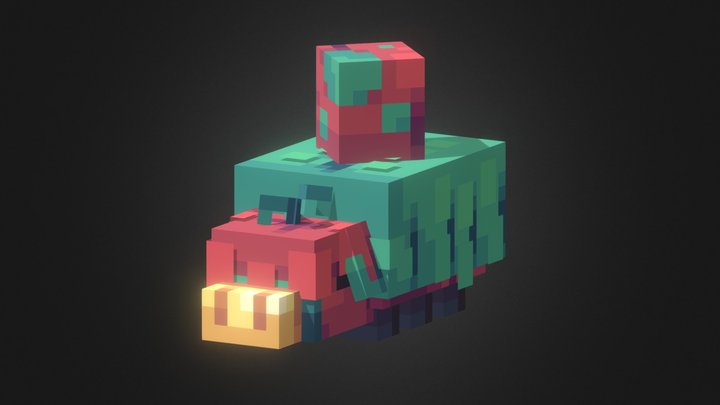 sniffer with egg... 3D Model