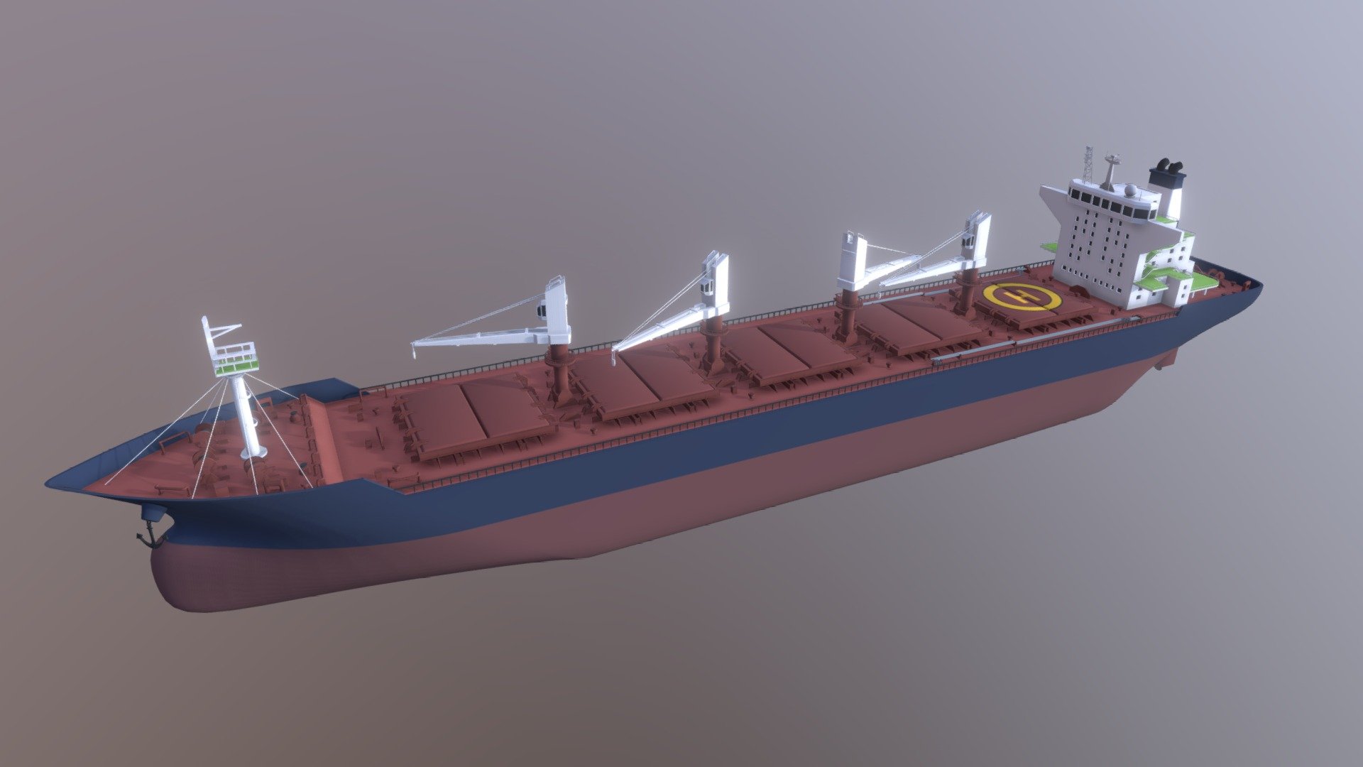 Bulk Ship - Buy Royalty Free 3D Model By Omarme37 [1098297] - Sketchfab ...