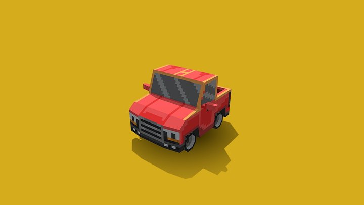 Low_Poly_Truck_Attempt#1 3D Model
