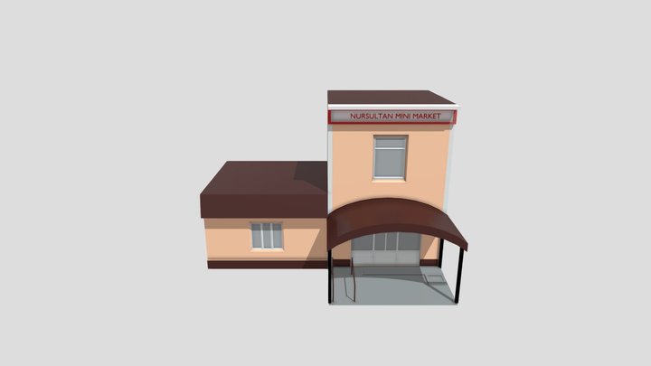 NURSULTAN MINI MARKET 3D Model